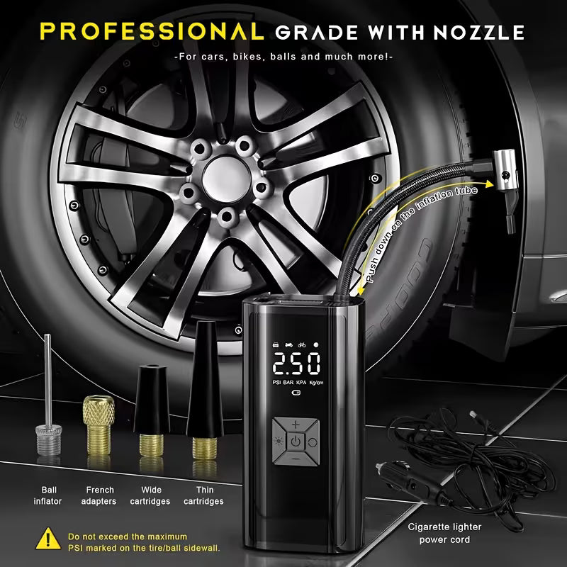 RoadIQ AirPro™ Portable Tire inflator