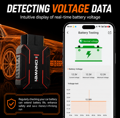 RoadIQ Vehicle Diagnostics| Bluetooth OBD2 Scanner