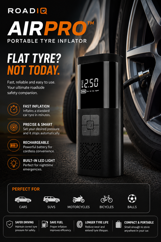 RoadIQ AirPro™ Portable Tire inflator