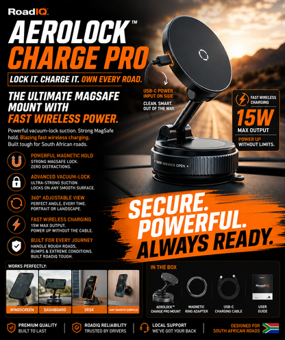 RoadIQ AeroLock™ Charge Pro